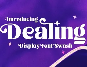 Dealing font