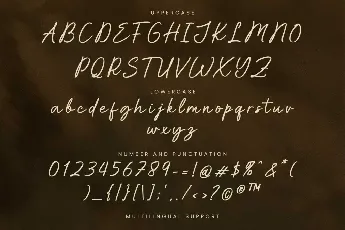 Breties Script font