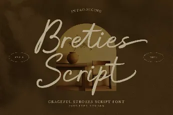 Breties Script font