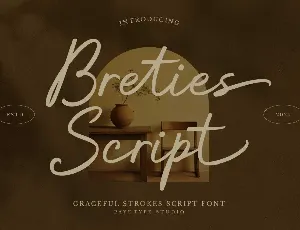 Breties Script font