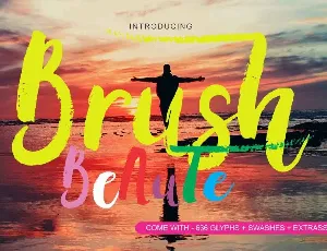 brush Beaute font