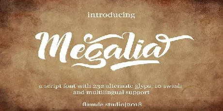 Megalia font