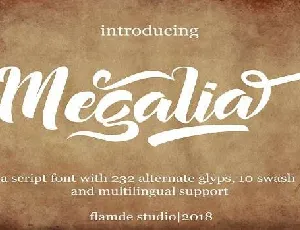 Megalia font