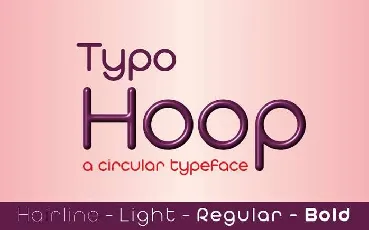 Typo Hoop font