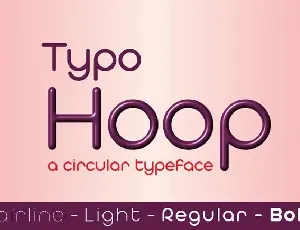 Typo Hoop font