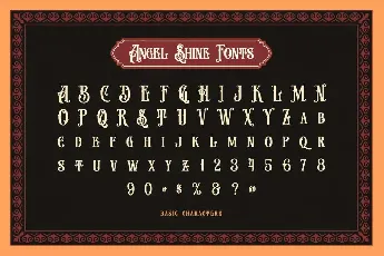 Angel Shine font