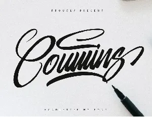 Coumins font