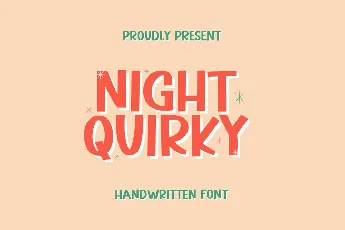 Night Quirky font