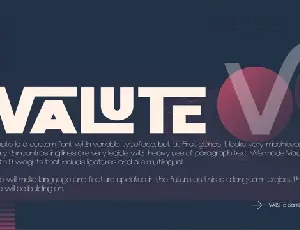 Valute font