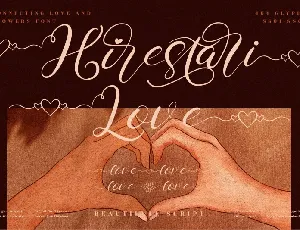 Hirestari Love font