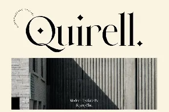 Quirell font