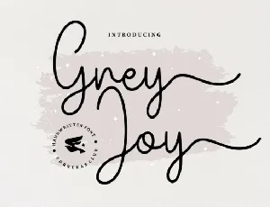 Grey Joy font