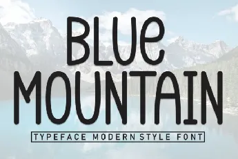 Blue Mountain Display font