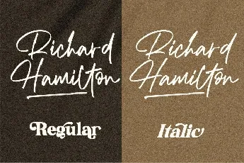 Richard Hamilton font