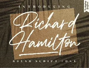 Richard Hamilton font