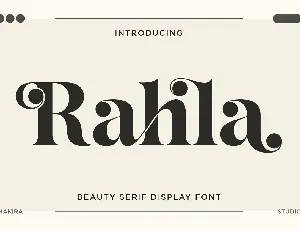 Rahla font