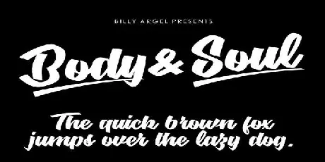 Body & Soul font