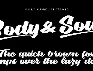 Body & Soul font