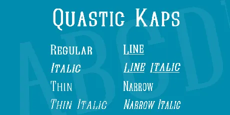 Quastic Kaps font