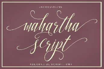 Mahartha Script font