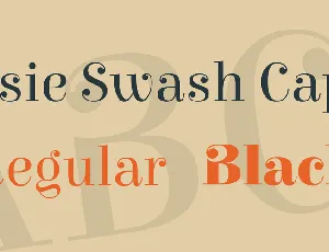 Elsie Swash Caps font