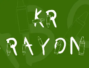 KR Crayons font