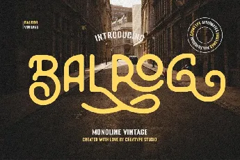 Balrog font