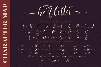 Herlitta font