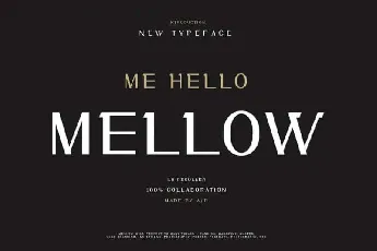 Me Hello Mellow Modern font