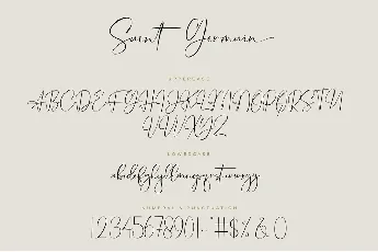 Saint Germain font