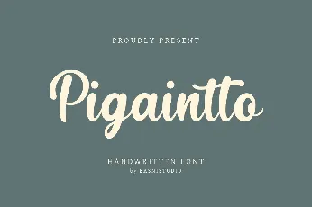 Pigaintto font