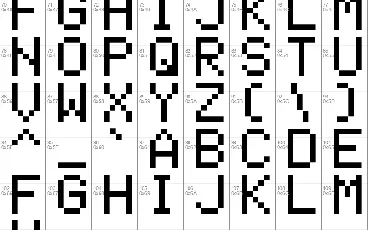 Space Invaders font