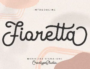 Fioretta font