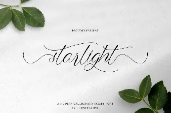 Starlight Modern Calligraphy font