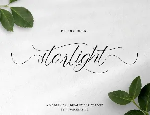 Starlight Modern Calligraphy font