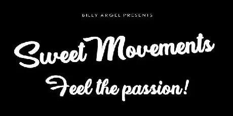 Sweet Movements font