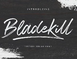 Bladekill font