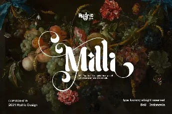 Milli Demo font