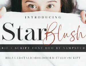 Star Blush Duo font