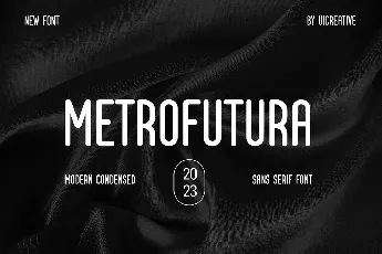 Metrofutura font