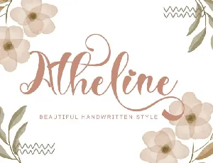 Atheline font