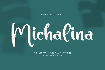 Michalina font