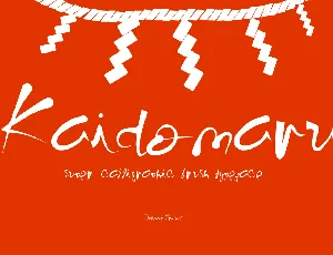 Kaidomaru font