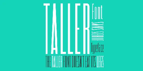 Taller font