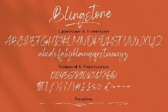 Blingstone font