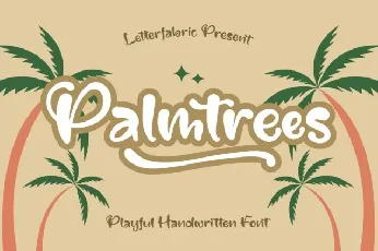 Palmtrees font