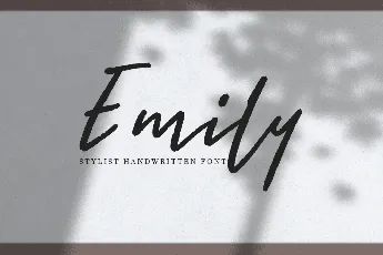 Emily font