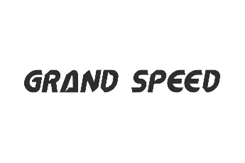 GrandSpeedDemo font