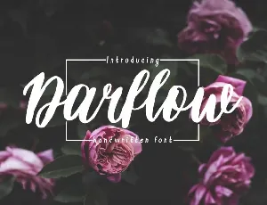 Darflow Handwritten Free font