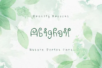 Abighail-Demo font